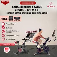 Gambar Yesoul G1 Max Spinning Bike with LCD 32 Inchi Sepeda Statis - Hitam dari YESOUL KEPRI undefined 1 Tokopedia