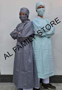 Gambar JUBAH OPERASI / GOWN All Size - UNISEX AL-JO01 - 1 Pink Magenta, all size dari ALKES Personal undefined 2 Tokopedia