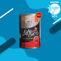 Gambar Makanan Basah Kucing Life cat Plus Wet Food Kaleng 400gr - Tuna Mackarel dari Master Pet shop undefined 4 Tokopedia