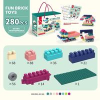 Gambar Lego Mainan Anak Susun Karya Bongkar Pasang Brick Balok Block 280 Pcs dari girast undefined 4 Tokopedia