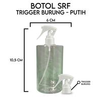 Gambar Botol SRF 250ml tutup triger putih body bening/natural dari difapackindonesia undefined 3 Tokopedia