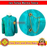 Gambar Jas Tutup Khas Bugis Makassar Warna Tosca - Size M dari Tokougi undefined 3 Tokopedia