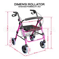 Gambar Rollator Onemed FS965LH-1A3 Alat Bantu Jalan / Walker Rollator FS 965 - Merk GEAFS965 dari Galeri Medika Jakarta undefined 4 Tokopedia