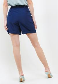Gambar LLACES Clothing - Celana Pendek Wanita - LL Shorts With Belt - Blue - L dari LLACES Clothing undefined 3 Tokopedia