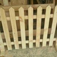 Gambar PAGAR KAYU JATI BELANDA khusus jne/jtr,rex,dll dari Furnituremeubelonline undefined 2 Tokopedia