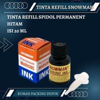Gambar Tinta Refill Spidol Permanent Snowman - Hitam dari Rumah Packing Depok undefined 1 Tokopedia