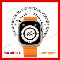 Gambar IWO ULTRA 3 HD8 ULTRA + PLUS SMARTWATCH NFC COMPASS ORIGINAL - Orange dari ODISSEE Store undefined 1 Tokopedia