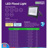 Gambar ECOLINK FL007 Lampu Tembak 100Watt Sorot LED Penerangan Jalan / Baleho dari Sadar Jaya Maju undefined 3 Tokopedia