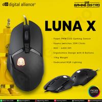 Gambar Mouse Gaming Digital Alliance Luna X Ergonomic RGB PMW3325 Sensor dari Gaming Distro undefined 1 Tokopedia