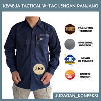 Gambar Kemeja tactical lapangan pdl w tac lengan panjang Baju tactical - Biru Navy, XXXL dari Juko Store undefined 1 Tokopedia
