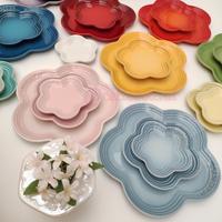 Gambar Le creuset original FLOWER PLATE 23cm (banyak warna) - Coastal blue dari Celiebox undefined 1 Tokopedia