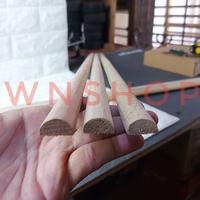 Gambar Lis Kayu SETENGAH Lingkaran Diameter 2cm - 100 CM dari WNshop Tokopedia undefined 5 Tokopedia