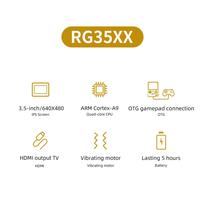 Gambar Anbernic RG35XX Retro Handheld Console Mini Portable Video Game System - OFW, Clear Purple dari NextGenTech undefined 4 Tokopedia