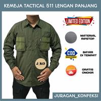 Gambar BAJU LAPANGAN TACTICAL 511 LENGAN PANJANG KEMEJA TACTICAL - Biru navy, XL dari Juko Store undefined 1 Tokopedia