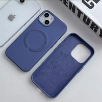 Gambar iPhone 11 12 13 Pro Max Magsafe Magnetic Wireless Pu Leather Box Case - Biru Muda, iPhone 13 Pro dari 1001 Case undefined 2 Tokopedia