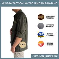 Gambar Kemeja tactical lapangan pdl w tac lengan panjang Baju tactical - Biru Navy, XXXL dari Juko Store undefined 5 Tokopedia