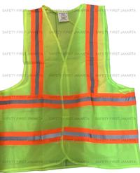 Gambar Rompi Polyester PVC Orange Polyster Polister Safety Vest Rompi Proyek - Hijau dari Safety First Jakarta undefined 2 Tokopedia