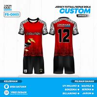 Gambar Jersey Futsal/Bola Premium Custom Satuan Full Print Setelan - XXXL dari JuraganKaosPontianak undefined 1 Tokopedia