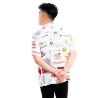 Gambar Kemeja Pria Lengan Pendek Rayon Hawai Motif Kemeja Pantai Santai Keren - Japan Food, XXL dari Eight Nineteen Official undefined 5 Tokopedia
