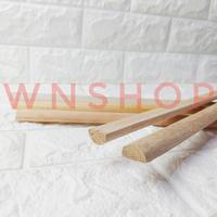 Gambar Lis Kayu SETENGAH Lingkaran Diameter 2cm - 100 CM dari WNshop Tokopedia undefined 1 Tokopedia