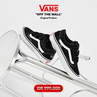 Gambar Vans Old Skool Velcro PRO Black White Original dari MUKSVANS undefined 1 Tokopedia