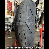 Gambar Ban Pirelli Diablo Rosso 4 Corsa 180/55-17 CBR600 R6 ZX6 Z900 MT09 - Rosso 4 dari TMC Motoshop undefined 4 Tokopedia