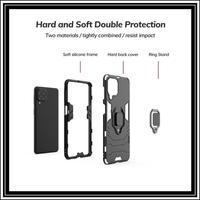 Gambar SAMSUNG GALAXY M33 / M53 5G TRANSFORMER RING MAGNETIC HARD SOFT CASE - HITAM, SAMSUNG M33 5G dari Case Thebest undefined 3 Tokopedia