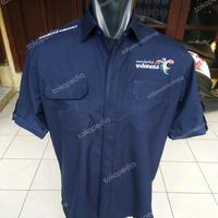 Gambar kemeja wonderful indonesia  Pendek Benang smock navy bordir - navy, XXXXL dari Kimi.rdm.shop undefined 1 Tokopedia