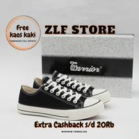 Gambar Sepatu Warrior Series Original Made In Indonesia Low Black White - Putih, 42 dari ZLF STORE INC_NEW undefined 1 Tokopedia