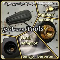 Gambar 100% Lakoni Turbo Nozzle Mesin Steam Laguna 70 Jet Cleaner Daytona 100 - quick release dari Sukses.Tools undefined 2 Tokopedia