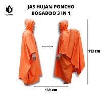 Gambar Jas Hujan Ponco TNF Waterproff Full Sealed - Raincoat - Mantel Hujan - Hitam dari dzakiroutdoor undefined 5 Tokopedia