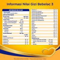 Gambar Terbaru Bebelac 3 susu pertumbuhan anak Rasa Vanila 3000gr 1-3 tahun dari ricky mart undefined 4 Tokopedia