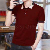 Gambar Kaos Polo Pria Altron Marun Lengan Pendek Kaos Kerah Kancing Distro - Abu-abu, L dari JNB Store ID undefined 1 Tokopedia