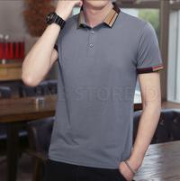 Gambar Kaos Polo Pria Altron Marun Lengan Pendek Kaos Kerah Kancing Distro - Abu-abu, L dari JNB Store ID undefined 3 Tokopedia