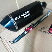 Gambar KNALPOT RACING NMAX 155 B NMAX NMAX NEW AEROX AEROX NEW HITAM DOFF dari FANS RACING undefined 2 Tokopedia