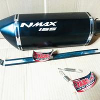 Gambar KNALPOT RACING NMAX 155 B NMAX NMAX NEW AEROX AEROX NEW HITAM DOFF dari FANS RACING undefined 3 Tokopedia