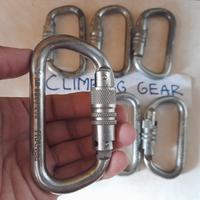 Gambar CARABINER OVAL PROTECTA AUTOLOCK BAJA STEEL Not Petzl Oxan Camp dari CLIMBING GEAR 8 undefined 3 Tokopedia