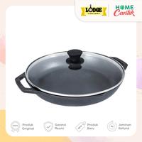 Gambar Lodge Chef Collection CC 12inch Cast Iron Everday Pan With Glass LID dari Home Cantik undefined 1 Tokopedia