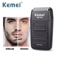 Gambar Alat Cukur Kumis Dan Jenggot Botak Recharger - Shaver Kemei KM-1102 dari CCTV93 undefined 1 Tokopedia