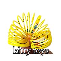 Gambar mainan spring rainbow slinky per pegas pelangi mainan anti stress - 6,5 dino mix1pc dari KITTY TOYS undefined 4 Tokopedia