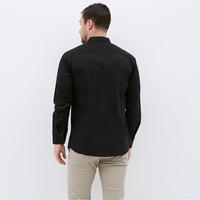 Gambar Hem kemeja pria polos basic hitam slimfit boyi topman termurah - M dari serbaserbikemeja undefined 5 Tokopedia