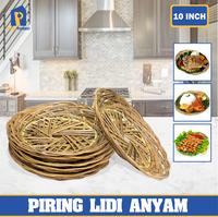 Gambar Piring Lidi Anyaman Wadah Lalapan Berkualitas 10 inch dari Prima Perabot undefined 1 Tokopedia