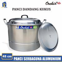 Gambar Panci Serbaguna Alumunium 45 cm Orchid Panci Steamer Langseng Orchid dari Prima Perabot undefined 1 Tokopedia