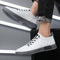 Gambar Sepatu Formal Santai Pria Casual Import Sepatu Sneakers Running Sport - Putih, 39 dari OneMMA undefined 3 Tokopedia