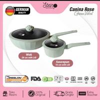 Gambar STEINCOOKWARE Canina Rose Set 2 in 1 panci set Granite ROSE Series - glow pink dari Toko Pusat Perabot undefined 2 Tokopedia