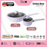 Gambar STEINCOOKWARE Canina Rose Set 2 in 1 panci set Granite ROSE Series - glow pink dari Toko Pusat Perabot undefined 4 Tokopedia