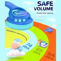 Gambar iClever BTH18 Kids Over-Ear Headphone Anak Bluetooth Telinga LED USB-C 2-in-1 Wireless & Kabel Built-in Microphone - Blue dari Experia Verse undefined 3 Tokopedia