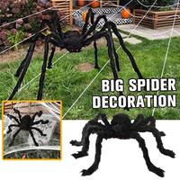 Gambar Paket Komplit Jaring Sarang Laba Jumbo Black Spider Dekorasi Halloween dari MadisonShop undefined 2 Tokopedia