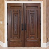 Gambar model pintu utama minimalis modern cokelat 2 dari UDANUGRAHJATI undefined 1 Tokopedia