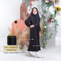 Gambar Baju Gamis Anak Perempuan Warna Hitam Usia Umur 5 6 7 8 9 10 12 Tahun - Black, 4-5 tahun dari Cashflow Fashion undefined 4 Tokopedia